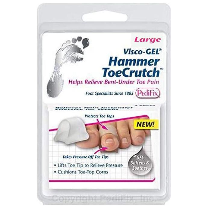 PediFix Visco Gel Hammer ToeCrutch - 2 Pieces Large