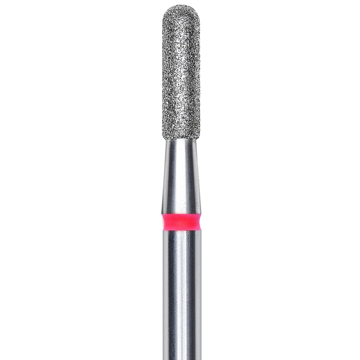 DIAMOND NAIL DRILL BIT, ROUNDED "CYLINDER", RED, HEAD DIAMETER 2.3/8MM (FA30R023/8) - STALEKS™