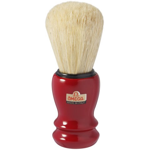 Omega Boar Shaving Brush Professional 10108 Red