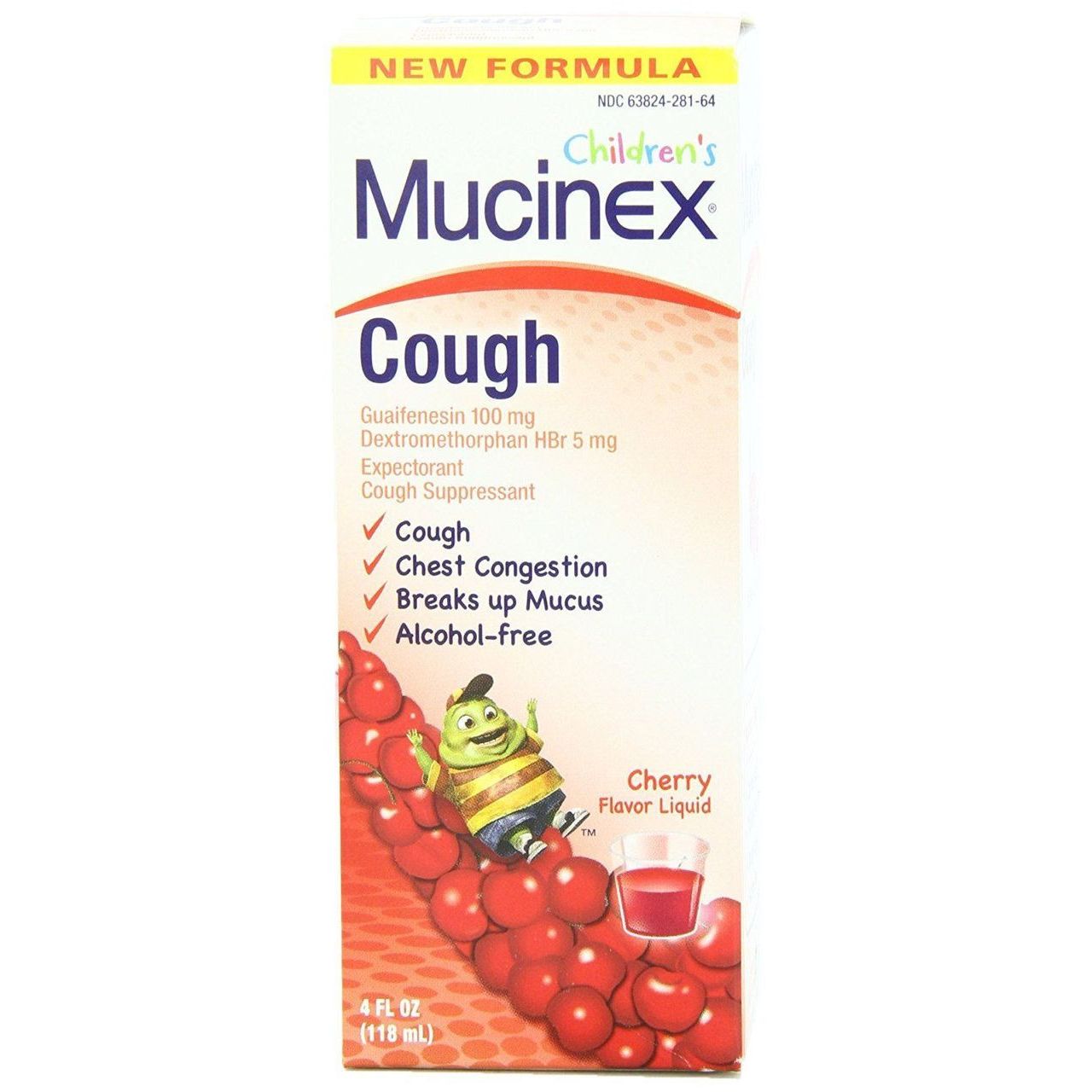 Mucinex® Children's Cough – Cherry Flavor (4 Fl Oz)