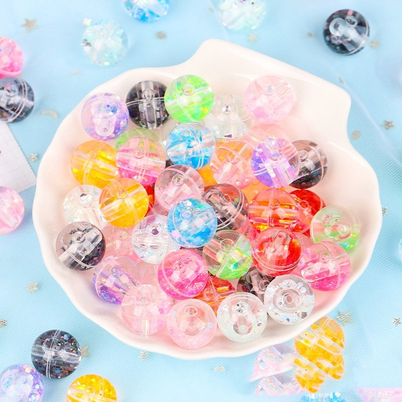 Acrylic Quicksand Ball Jewelry Materials