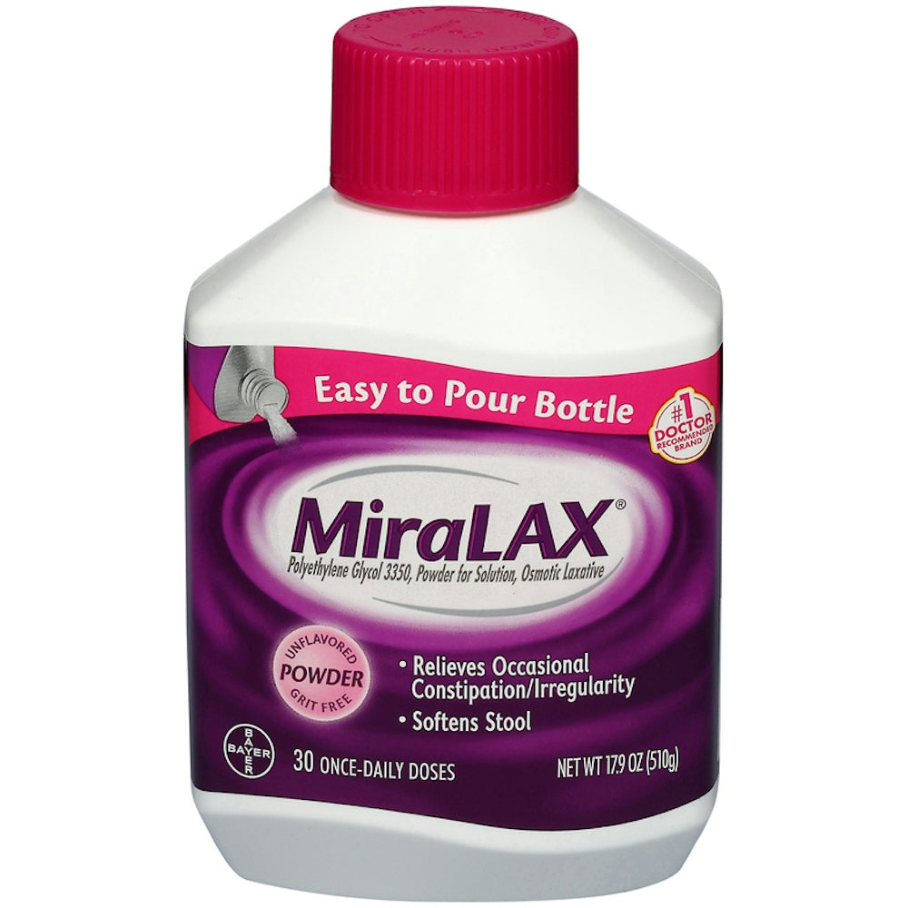 MiraLAX® 17 g Laxative Powder, 17.9 oz