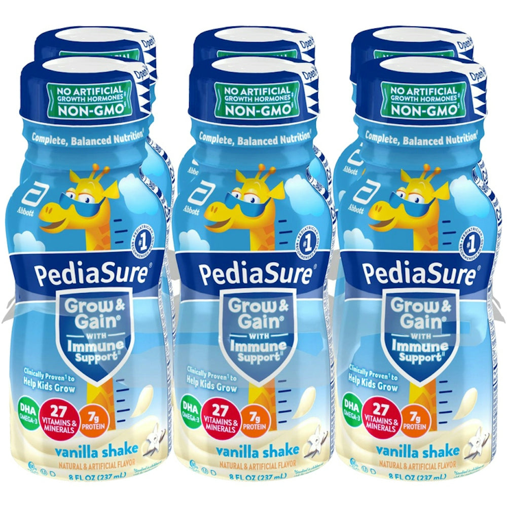 PediaSure Grow & Gain Kids' Nutritional Shake, Vanilla - 8 fl oz, 6 Count