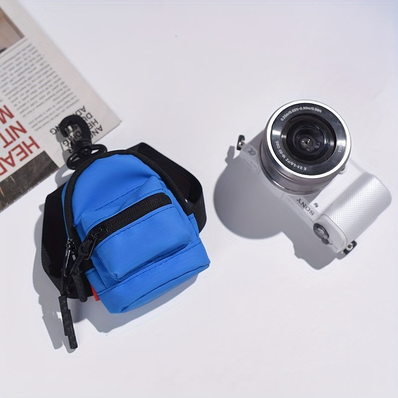 Mini Backpack with Lanyard for Men and Women