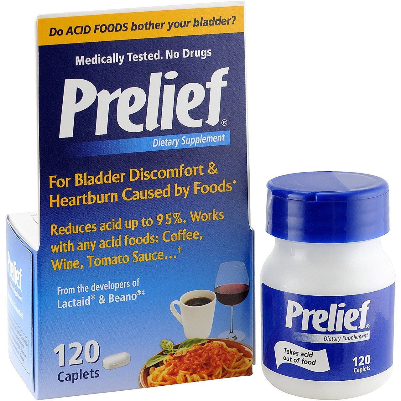 Prelief Calcium Glycerophosphate 120 Caplets