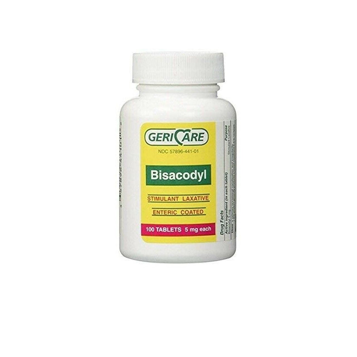 Bisacodyl 5mg Stimulant Laxative – 100 Enteric Coated Tablets – Gentle Overnight Constipation Relief