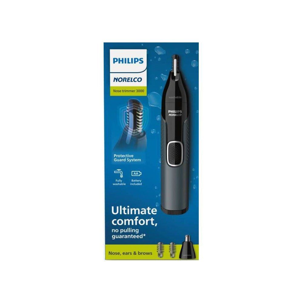 Philips Norelco Nose Trimmer 3000, For Nose, Ears Eyebrows, NT3600/62