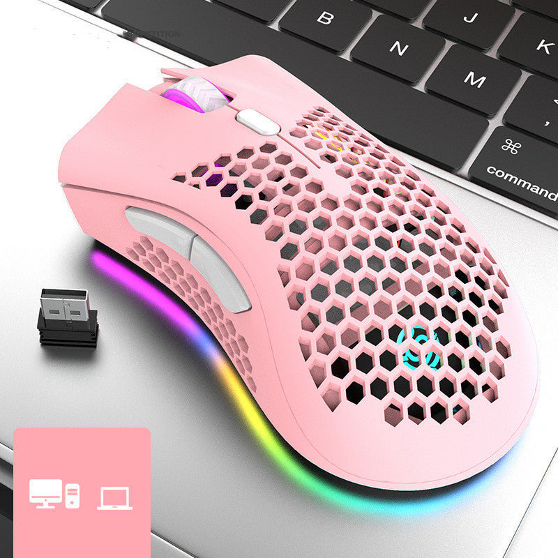 Wireless RGB Gaming Mouse with Electric Charging