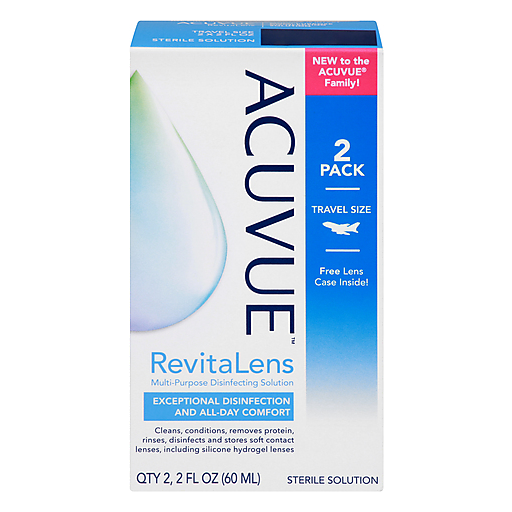 Acuvue Disinfecting Solution, Multi Purpose, Revitalens