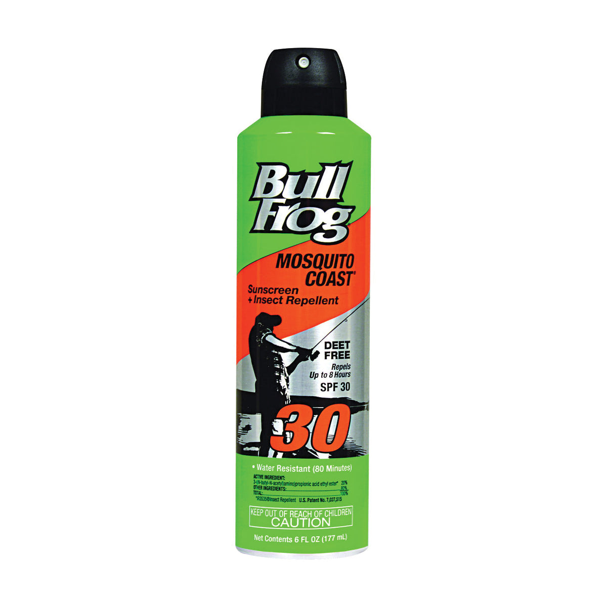 Bull Frog Mosquito Coast Sunscreen + Insect Repellent, Continuous Spray, SPF 30
