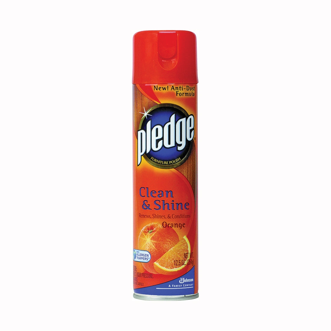 Pledge Furniture Polish, Orange Clean Scent, 9.7 Oz Aerosol Spray