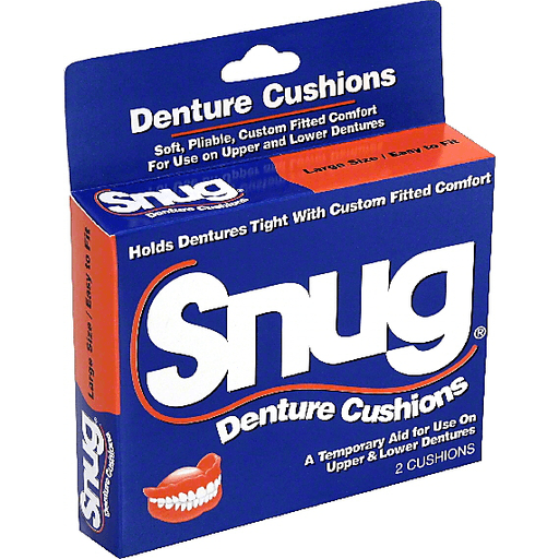 Snug Denture Cushions, Large Size