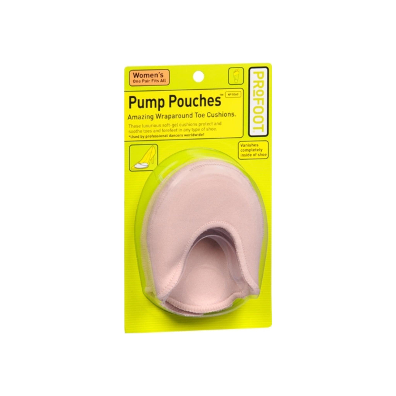 Profoot Care Pump Pouches Toe Cushions For Women, 1 Pair