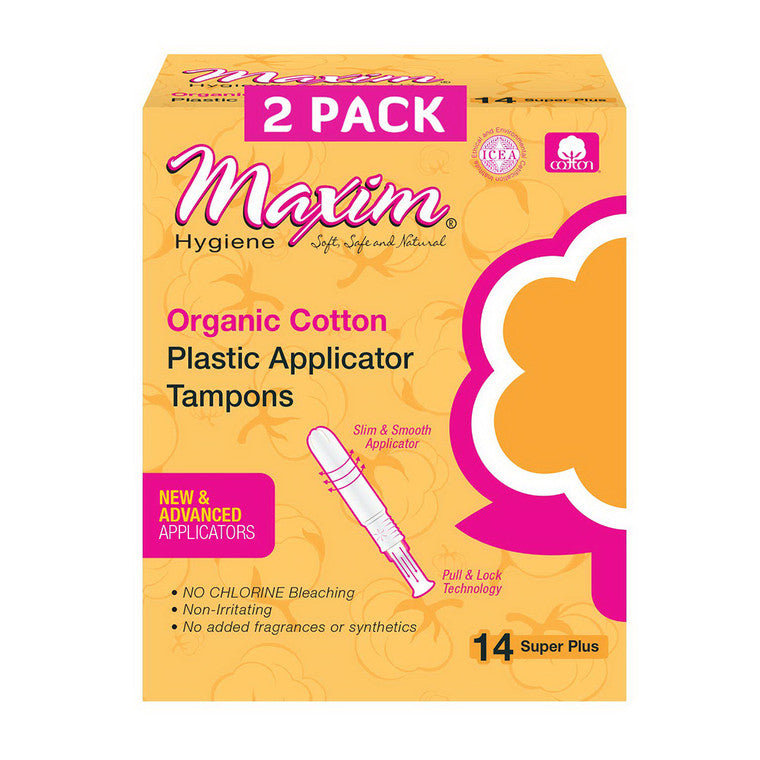 Maxim Organic Tampons Pa Spl 14