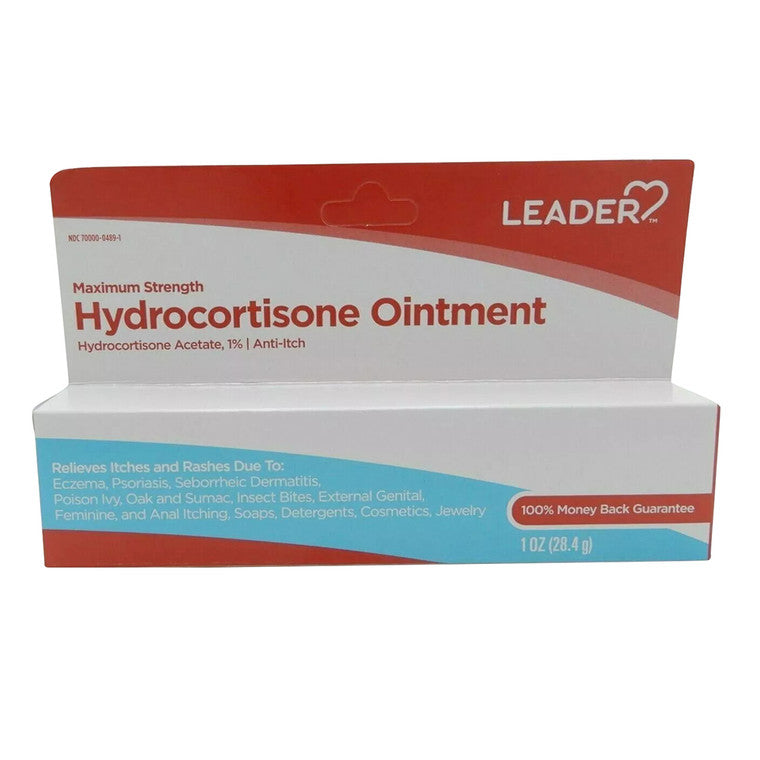 LEADER™ Hydrocortisone 1% Ointment, 1 oz