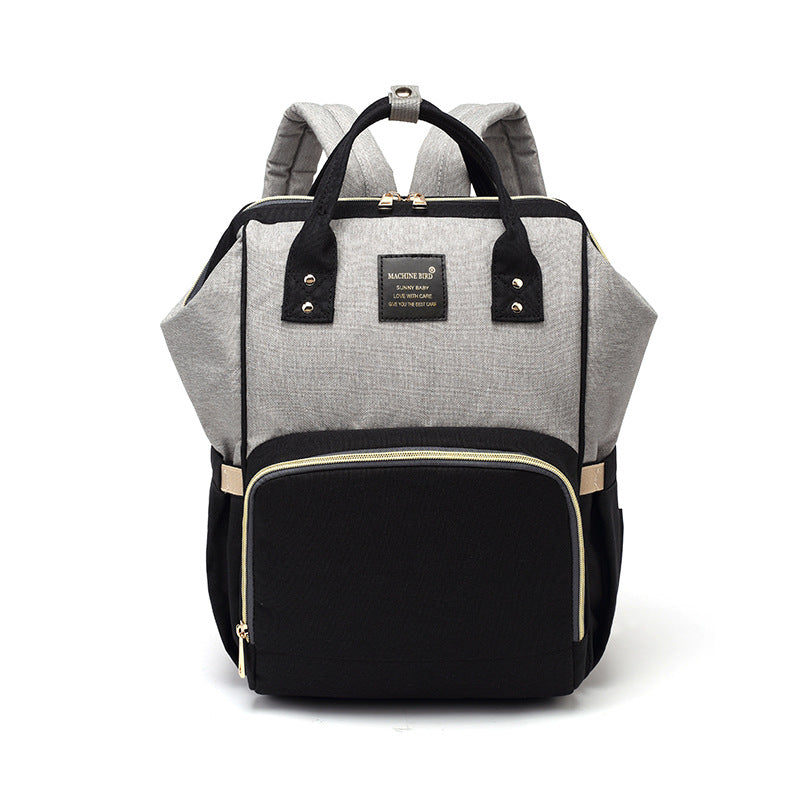 Fashion Japanese Mommy Bag Multifunctional Large Capacity Baby Bottle Backpack Diaper Backpack