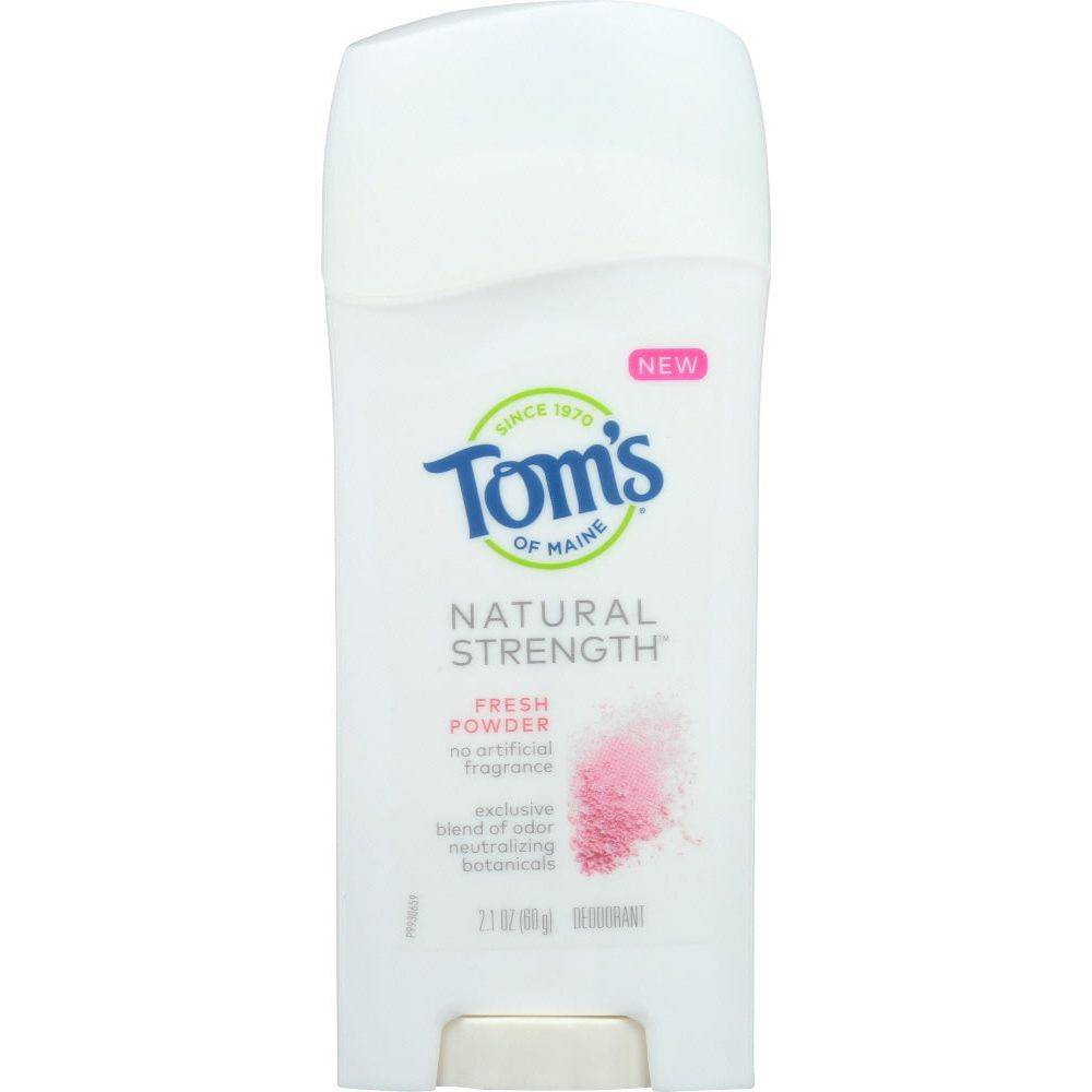 Tom's of Maine Fresh Powder Natural Strength Deodorant, 2.1 Oz