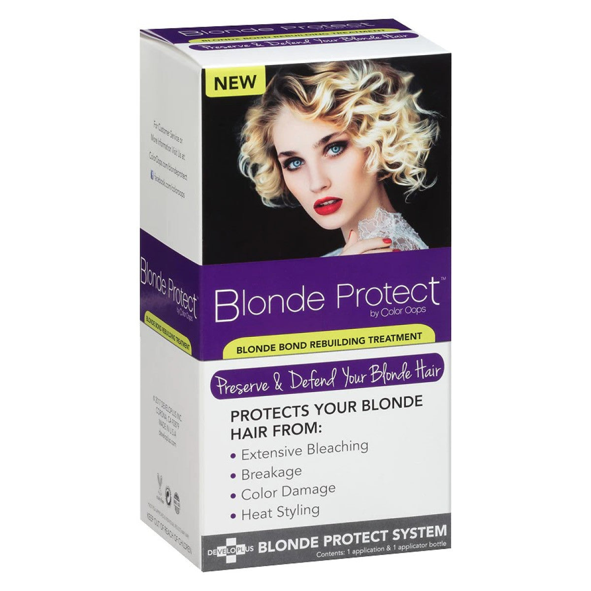 Color Oops Hair Remover Blonde Protect By 1count