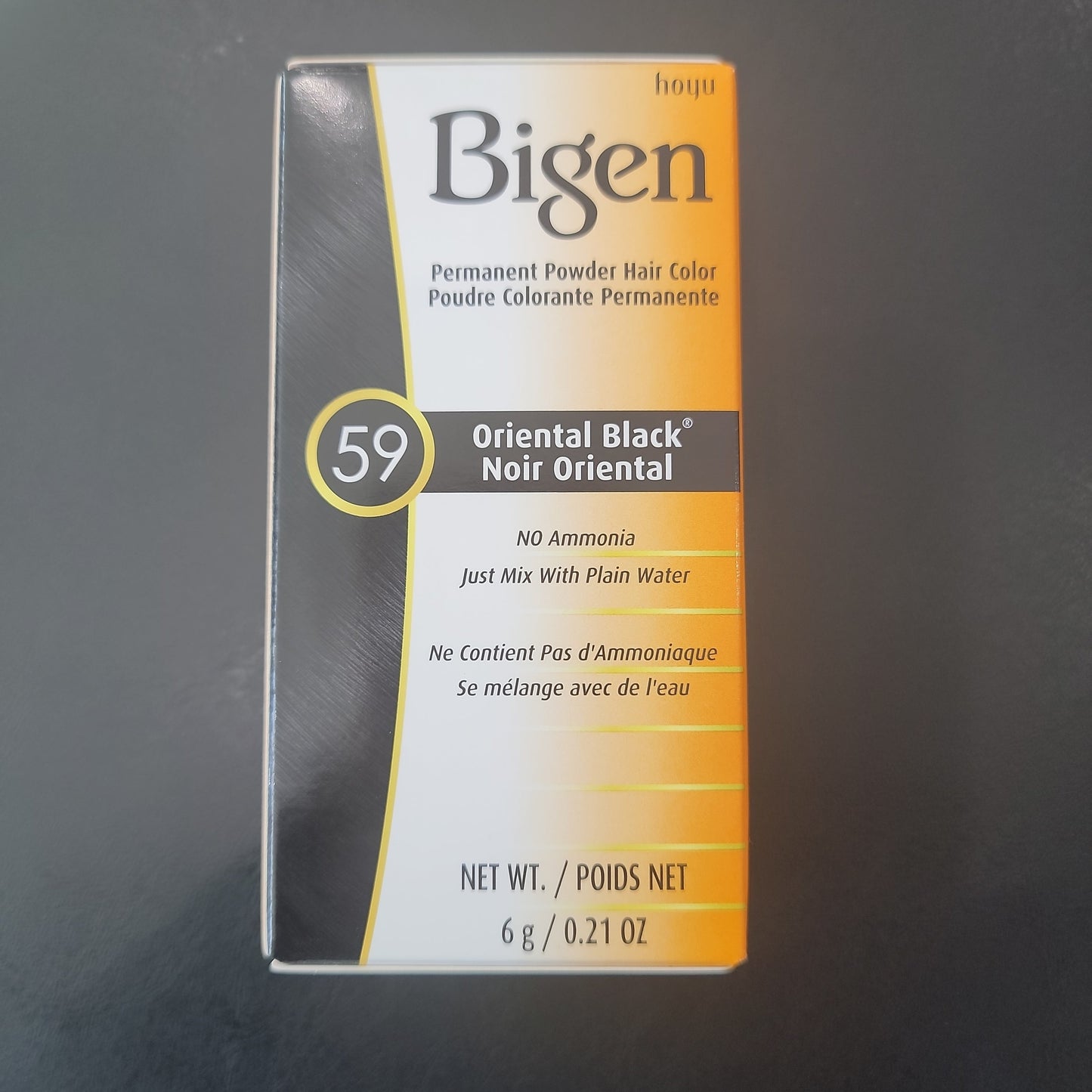 Bigen #59 Oriental Black Permanent Powder Hair Color