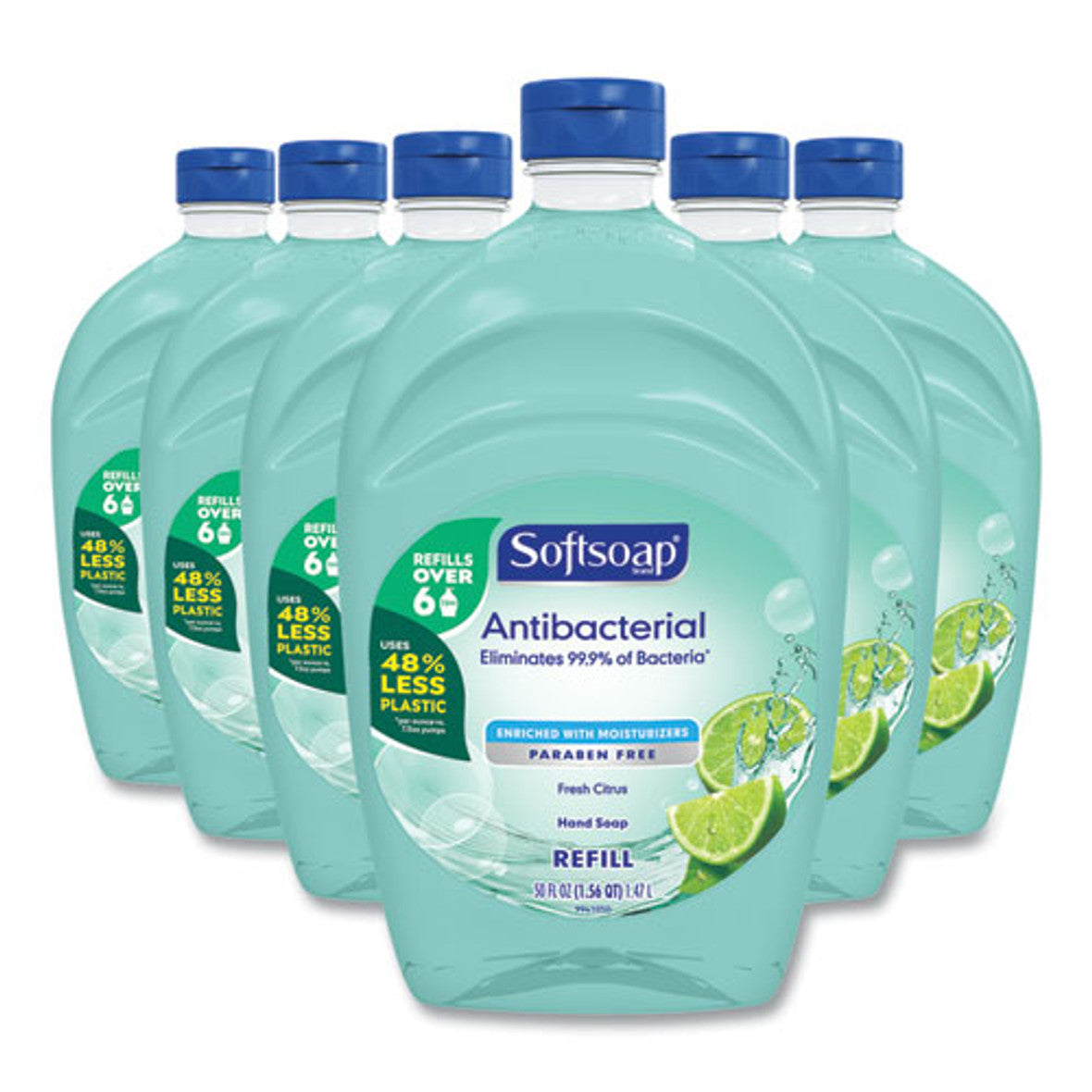Softsoap Antibacterial Liquid Hand Soap Refill - Fresh Citrus - 50 Fl Oz