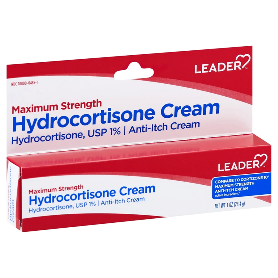 LEADER™ Hydrocortisone 1% Cream USP, 1 oz