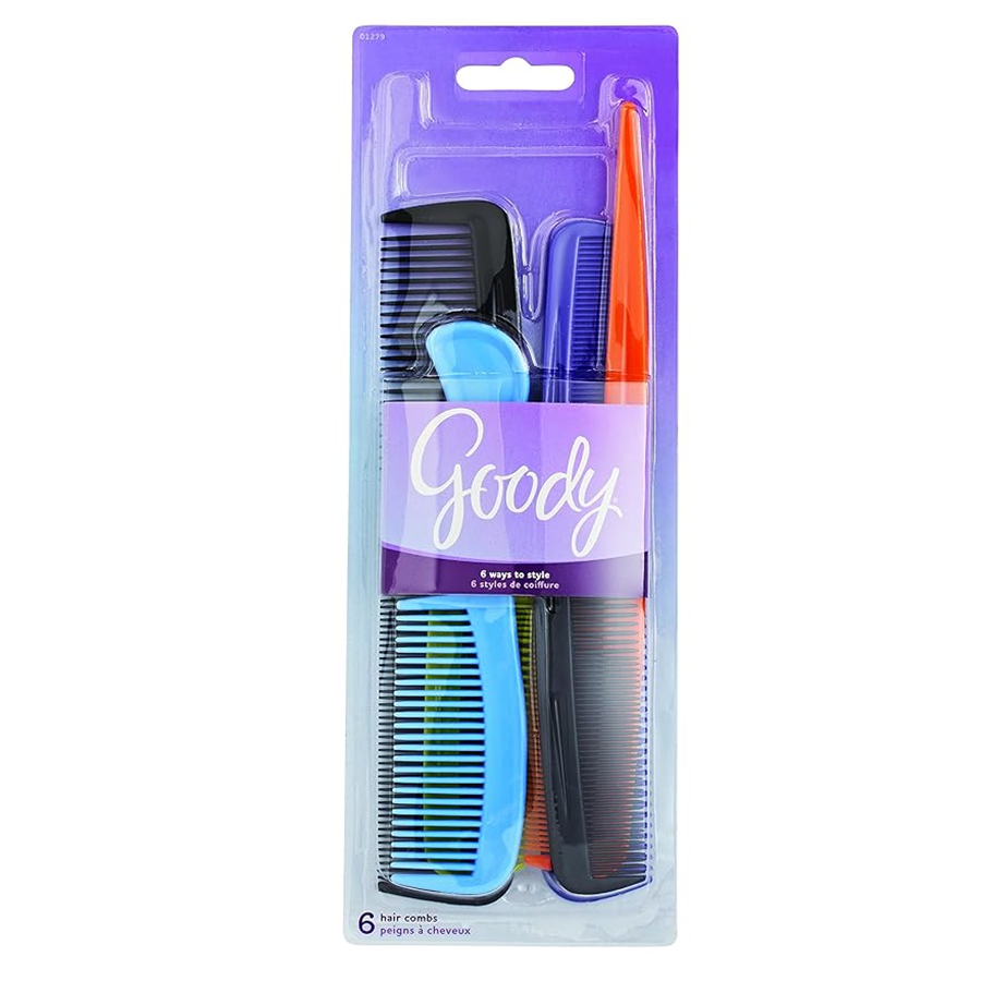 Goody Hair Combs Family Pack Set, Assorted Styles