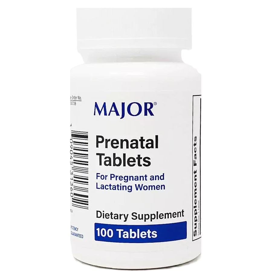 Major Prenatal Tablets 100 Tablets