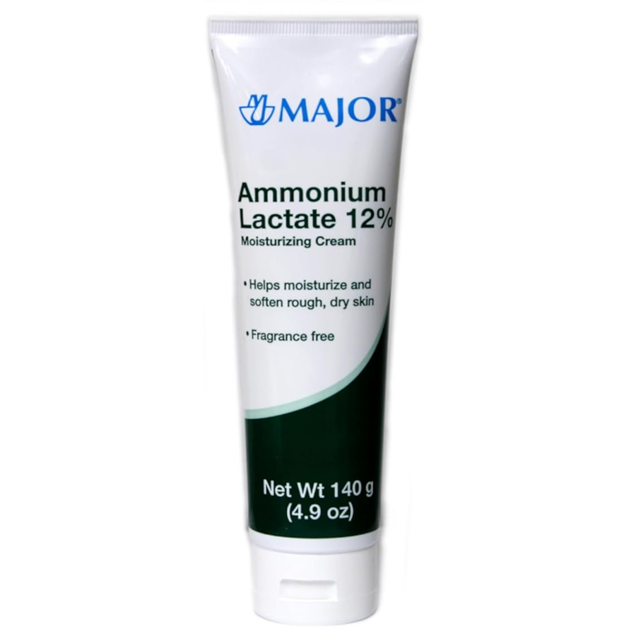 Ammonium Lactate 12% Moisturizing Cream, 140g - Therapeutic Dry Skin Formula