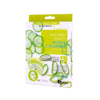 Aloe And Cucumber Face Mask - 6 PK