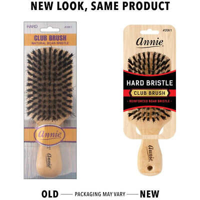Annie Hard Club Brush w/ Boar & Nylon Bristles #2061