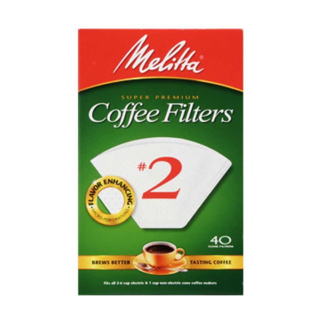 Melitta Coffee Filters, Super Premium, Number 2