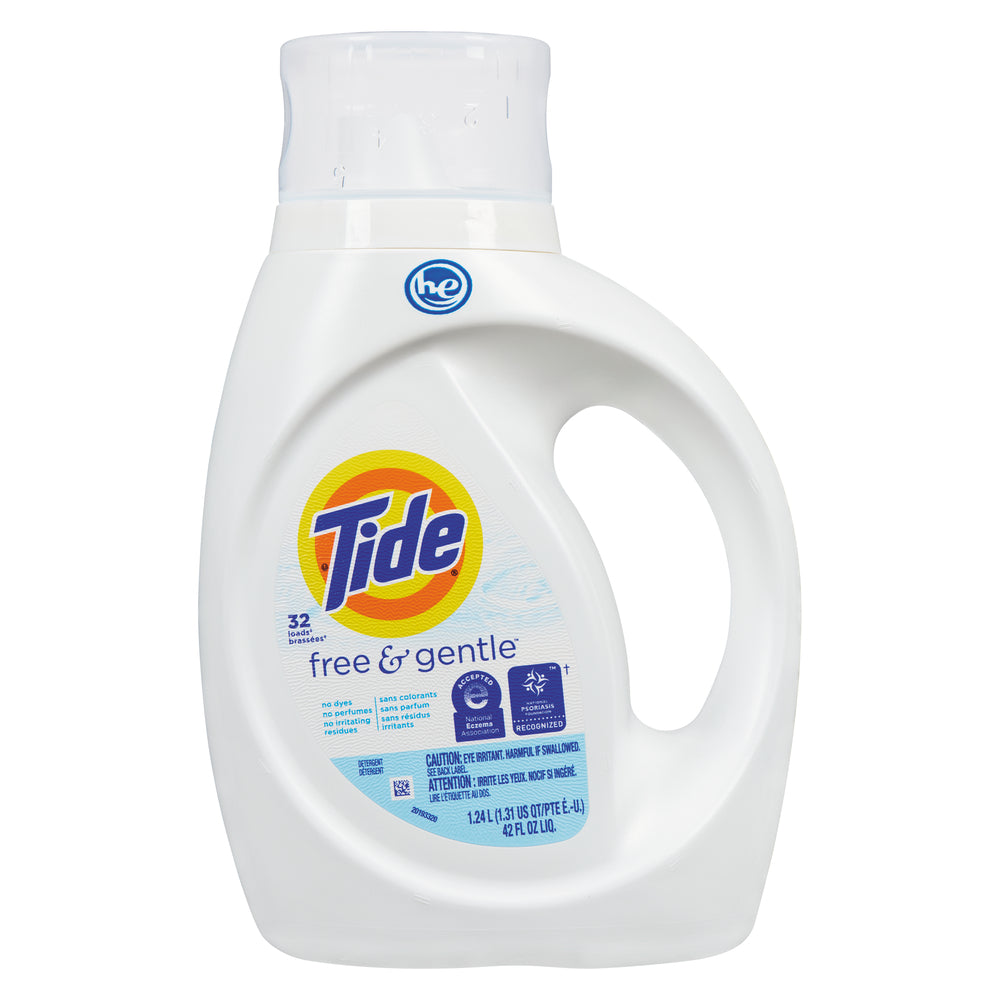 Tide He Free & Gentle Liquid Laundry Detergent, 32 Loads, 42 Fl. Oz