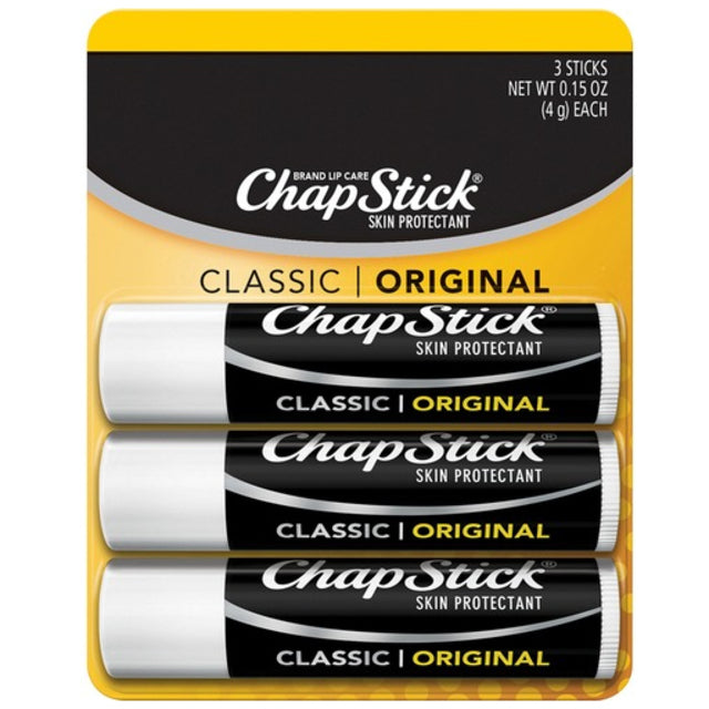 ChapStick Skin Protectant Classic Original Lip Balm Pack