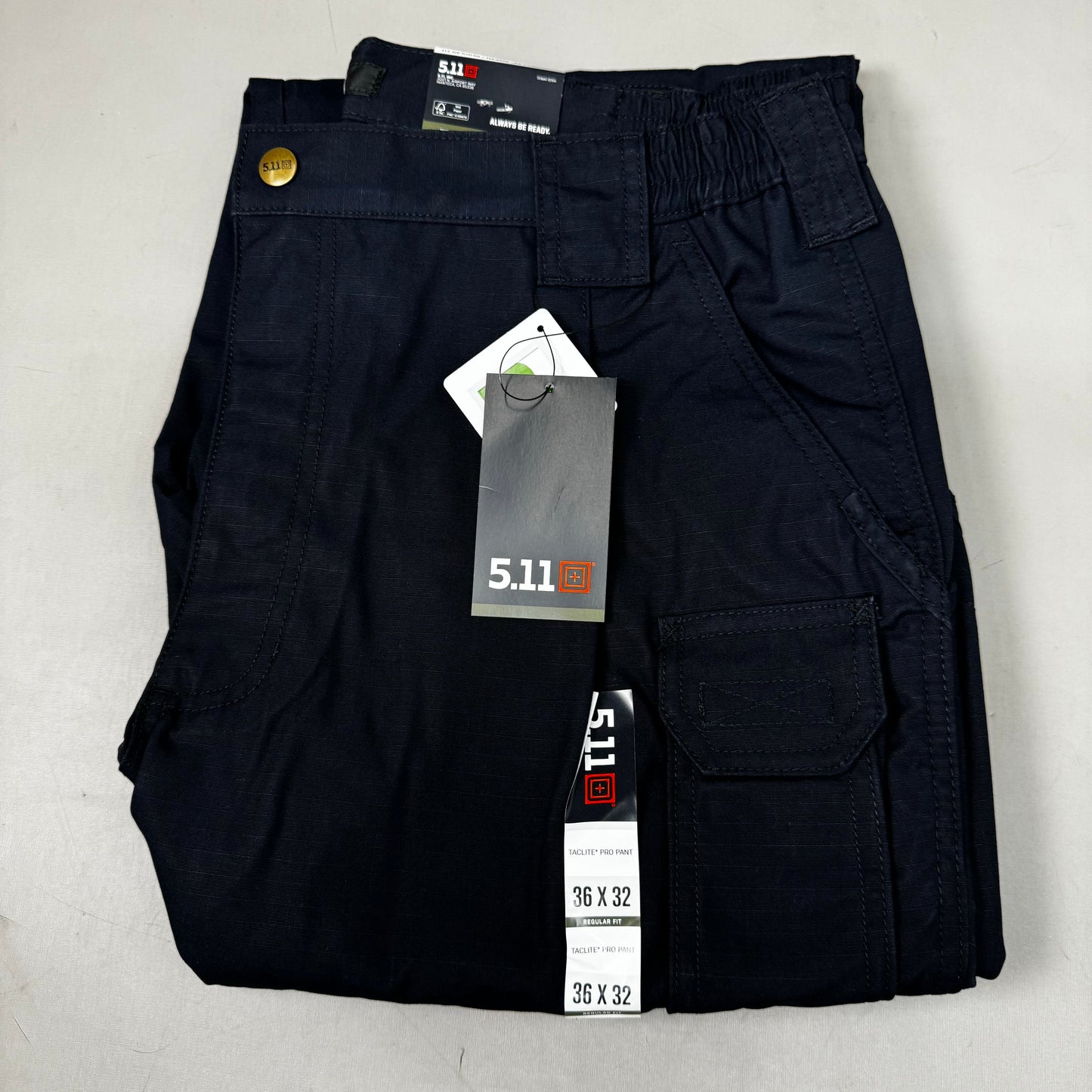 5.11 TACTICAL Men's Tactlite Pro Ripstop Pant Sz- 36"W x 32"I Dark navy 74273