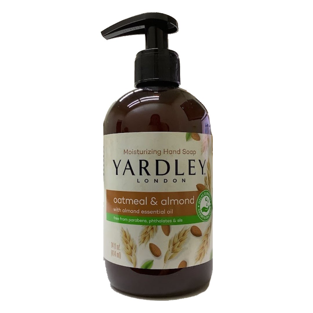 Yardley Y.L Hand Soap 14oz Otmeal & Almond W-Pum-whole
