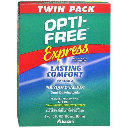 Opti Free Multi-Purpose Disinfection Solution, Express, Twin Pack