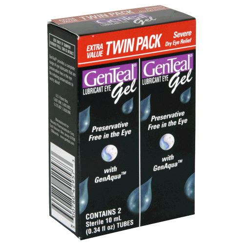 GenTeal Lubricant Eye Gel, Severe, 2 Pack, 0.34-Ounces Each