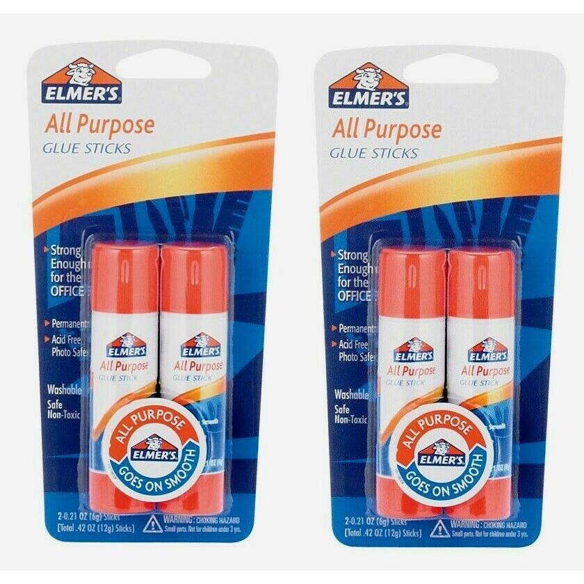 Elmer's Medium Strength Polyether All Purpose Glue Stick 6