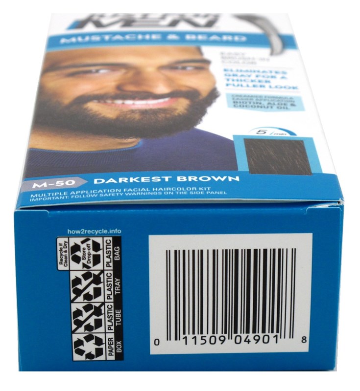 Just For Men Mustache & Beard Darkest Brown M-50