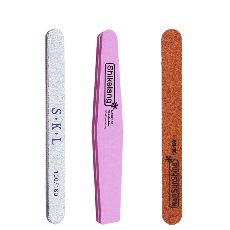 Nail Art Tool Set Decoration Nail File Polishing Strip Polishing Nail Sand Strip Exfoliating Scissors