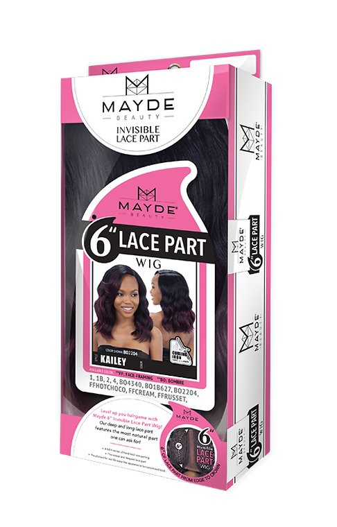 Mayde Beauty 6" Lace Part Wig- Kailey