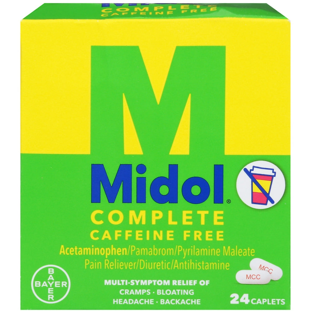 Midol® Complete 15 mg - 500 mg - 25 mg Caffeine-Free Tablet CPLT, 24 EA
