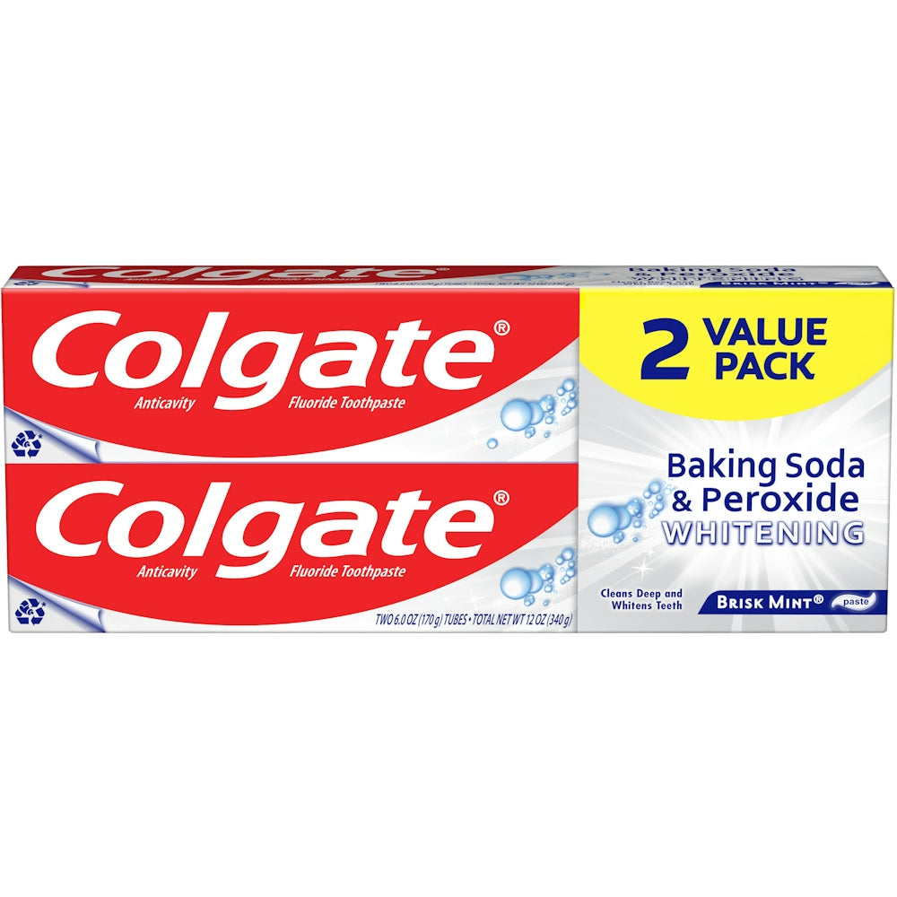 Colgate Baking Soda And Peroxide Whitening Toothpaste - 6 Oz