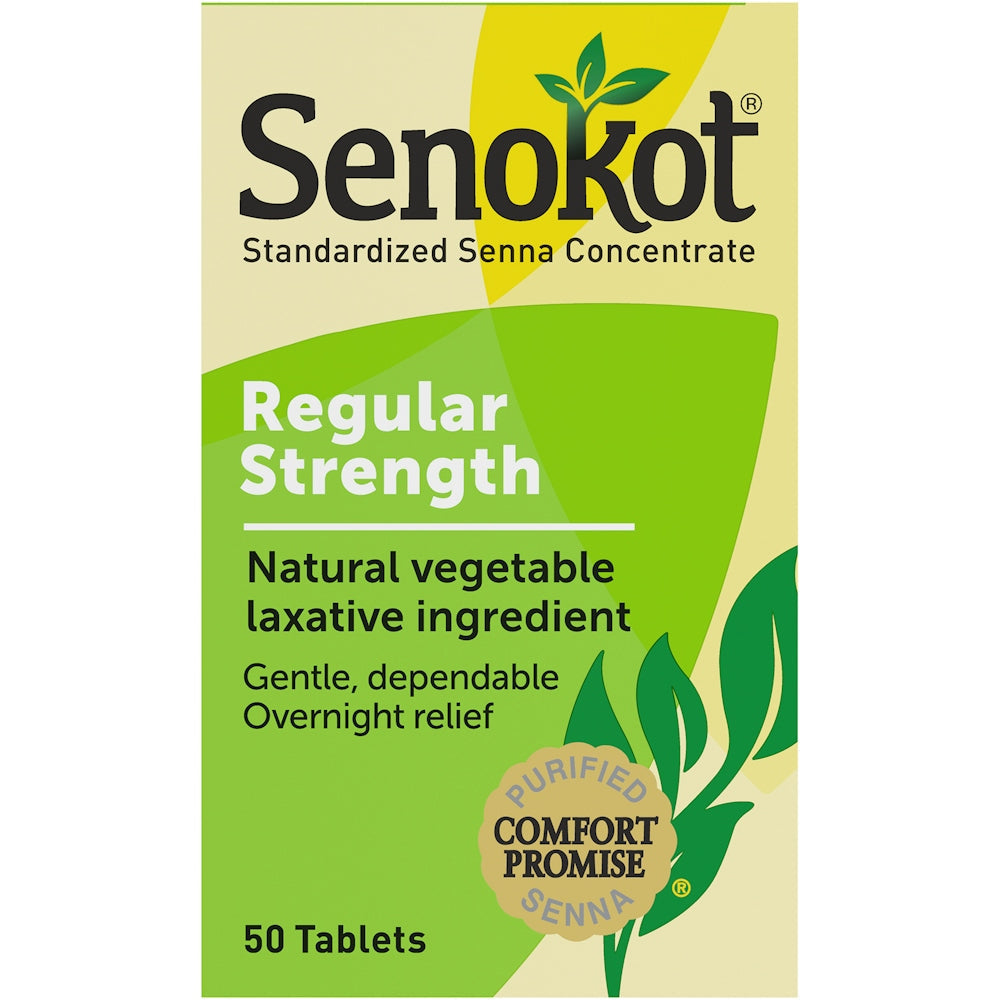 Senokot® 8.6 mg Tablet, 50 EA