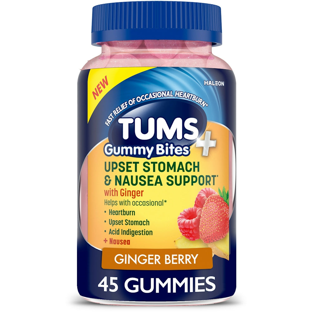 Tums® GummyBites Plus Ginger Berry Gummy, 45 EA