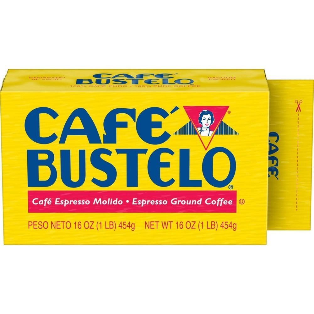 Café Bustelo Ground Coffee, Dark Roast, 16 Ounce Brick