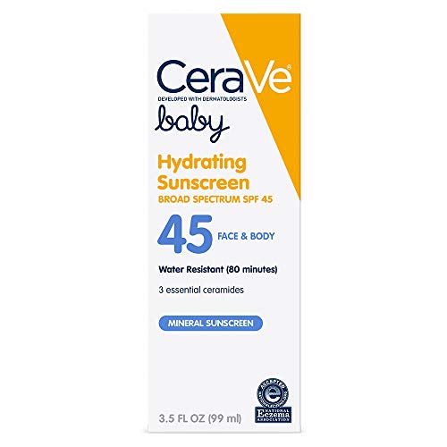 CeraVe Suncare Sunscreen Baby Lotion SPF 45 3.5 Oz