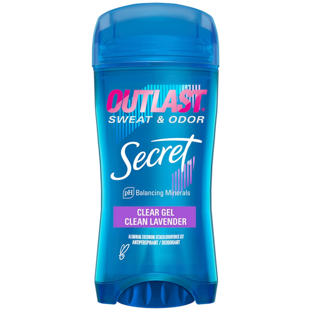 Secret Outlast Antiperspirant/Deodorant, Clean Lavender, Clear Gel