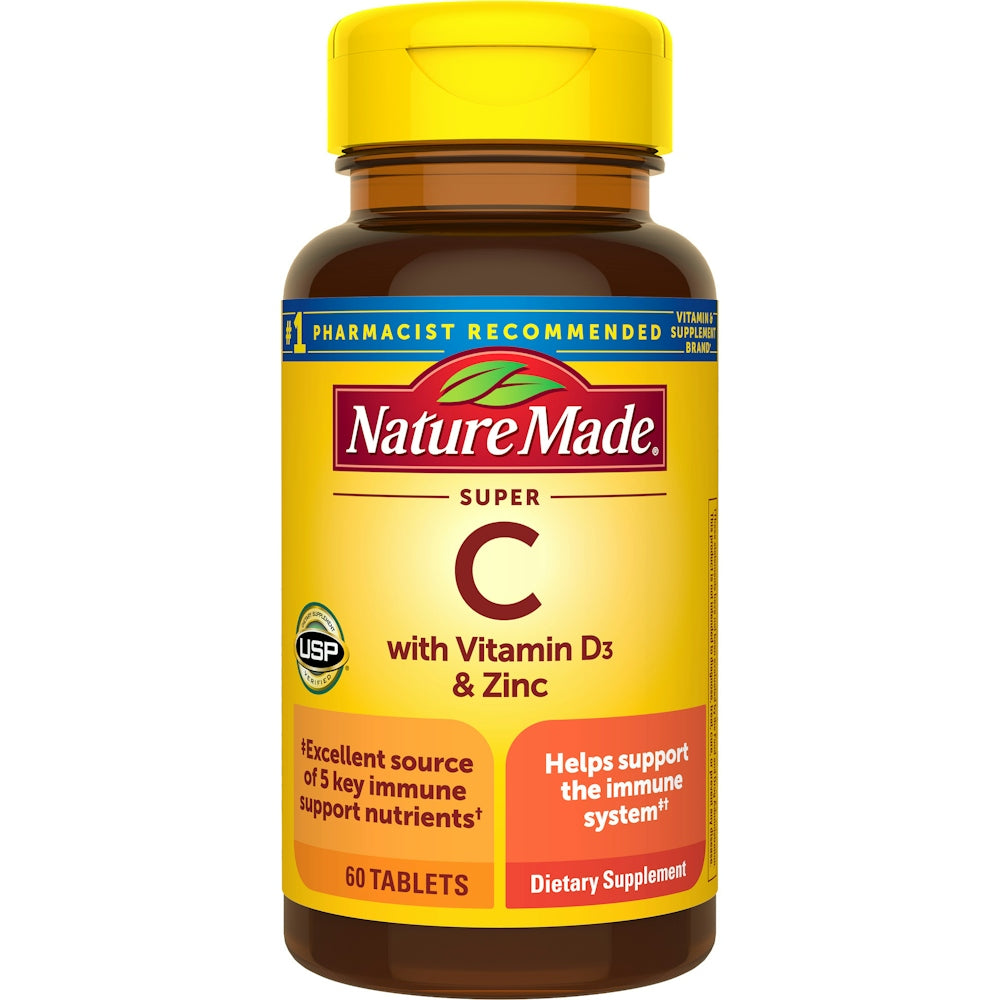 N M Super C Vit D3 Zinc Tb 60