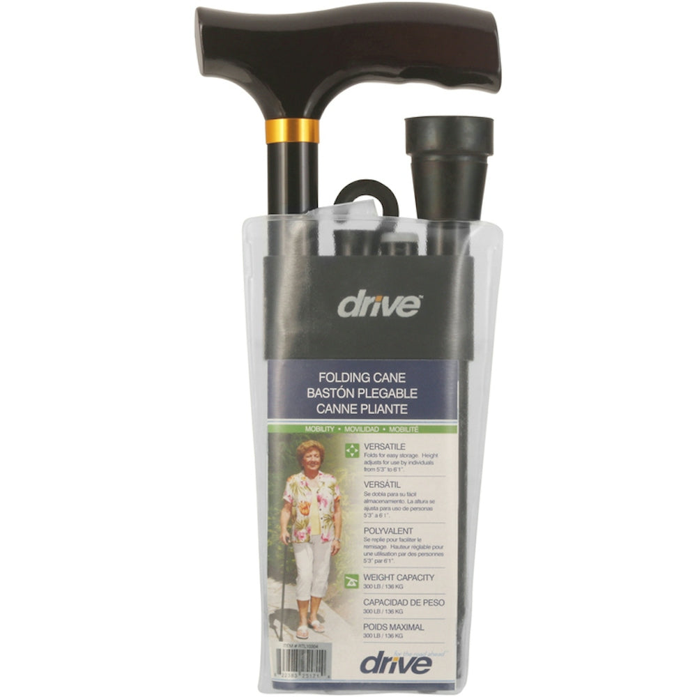 Drive™ Black Folding Cane